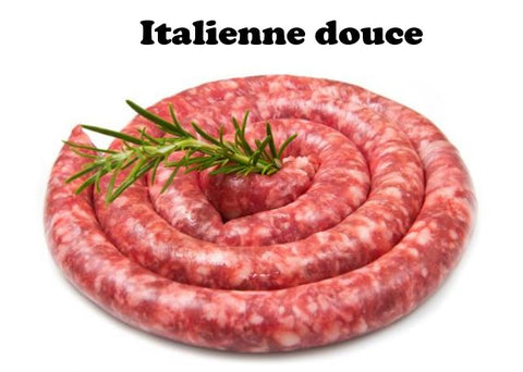 Saucisse bœuf italienne douce